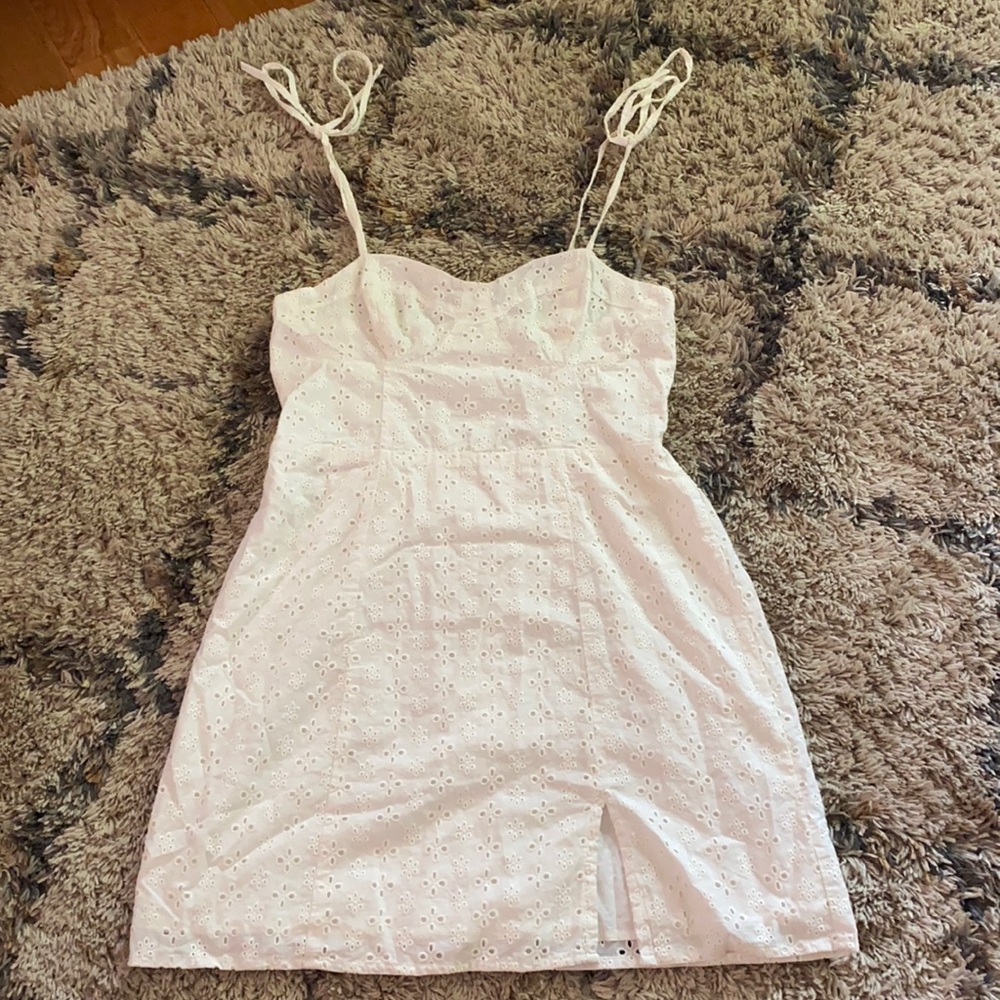 Never worn white dress
